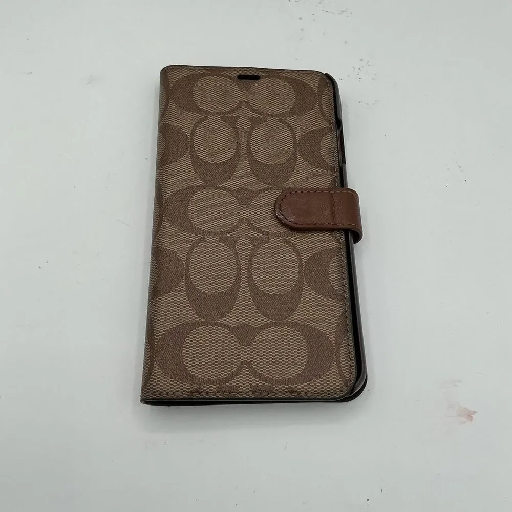Coach iPhone XR Brown Designer Phone Case